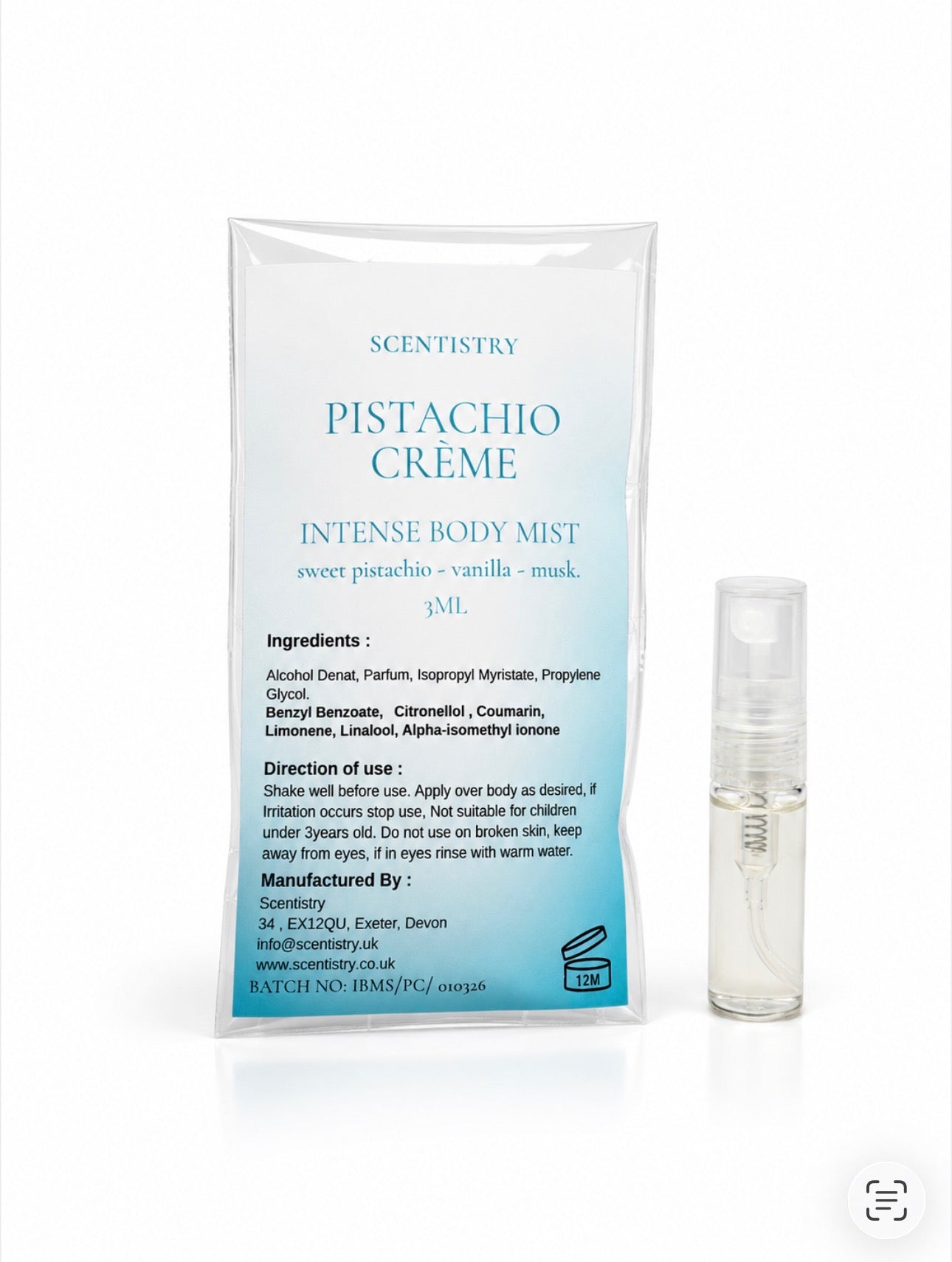 Intense Body Mist Sample