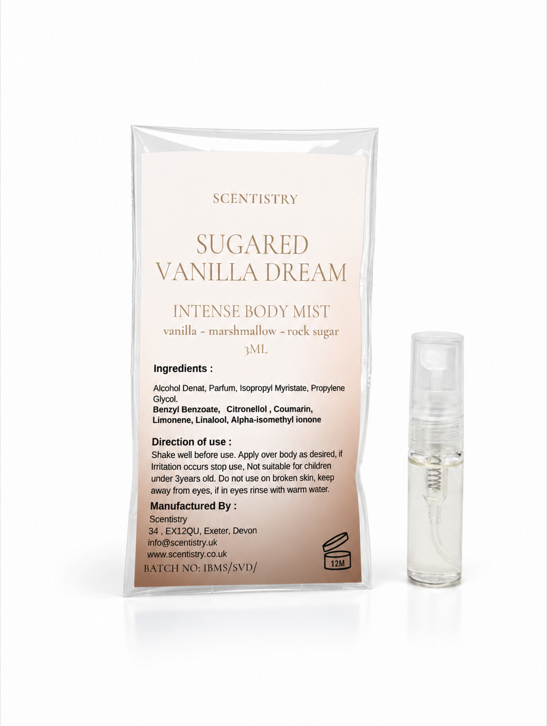 Intense Body Mist Discovery sample