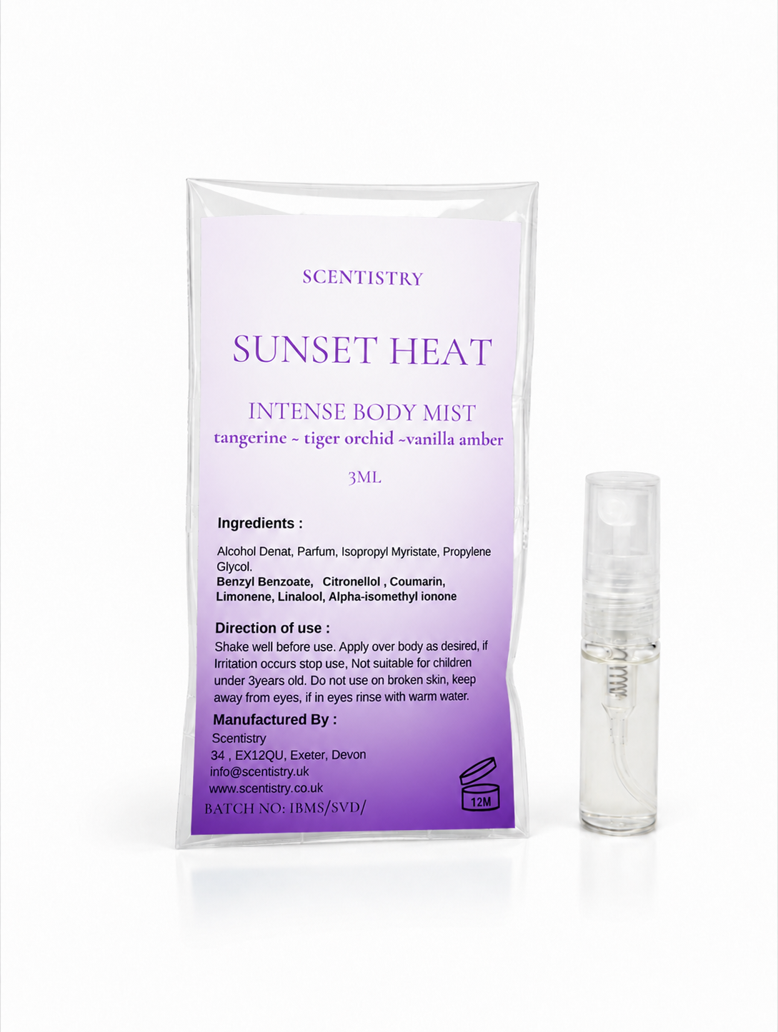 Intense Body Mist Discovery sample